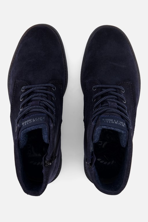 Bugatti Blaco Veterboots blauw Suede