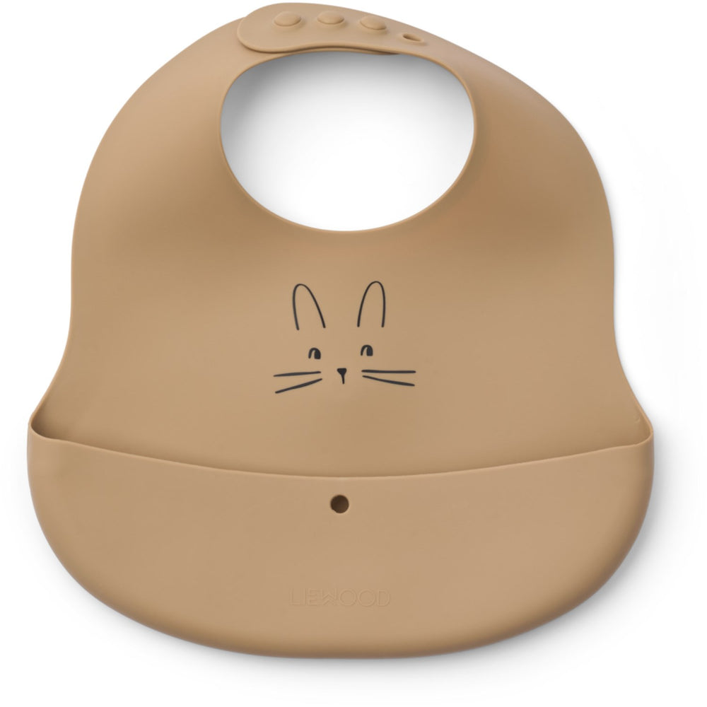 Køb LIEWOOD Rabbit Sandy / Oat Ember Printed Hagesmæk 2-pack