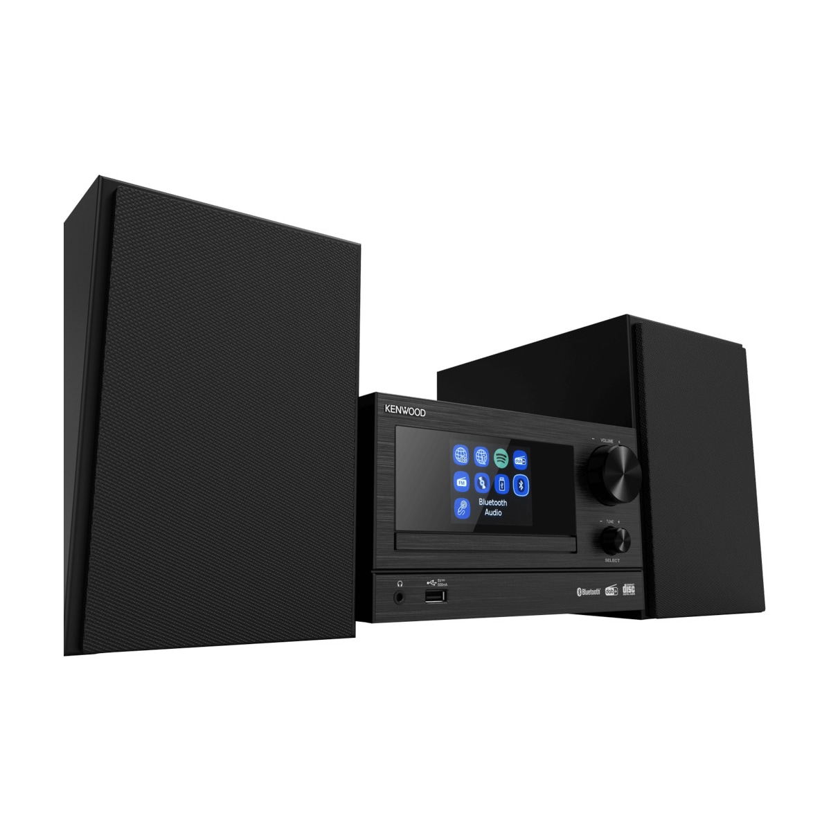 Kenwood M7000S - Smart Mini Stereo, Svart