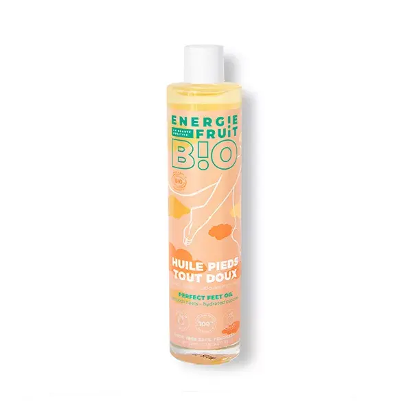 Óleo para os pés Energie Fruit Soft, certificado orgânico pela Ecocert, 100ml