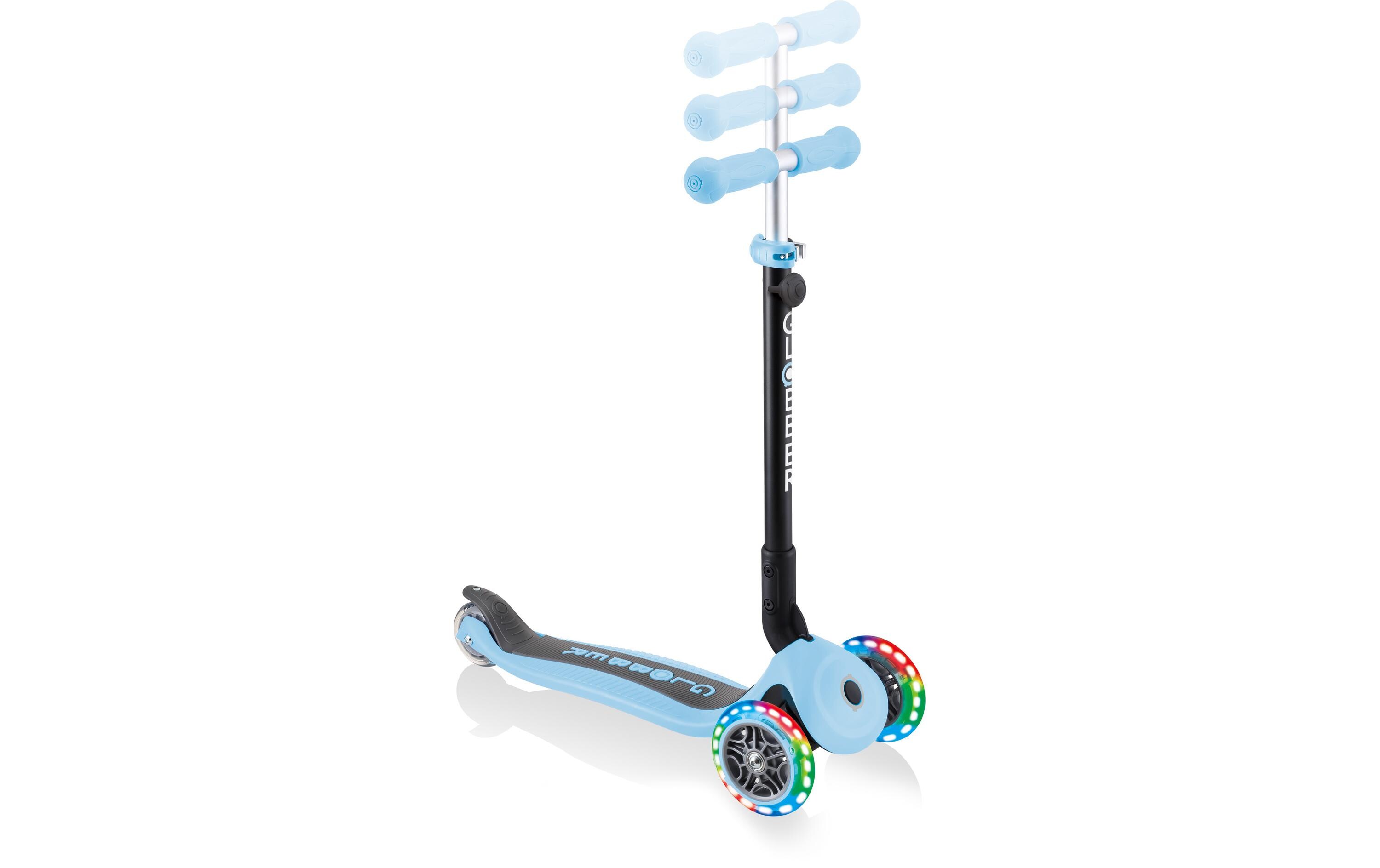 Scooter GO UP Foldable Plus Lights, Pastel Blau<br>Scooter
