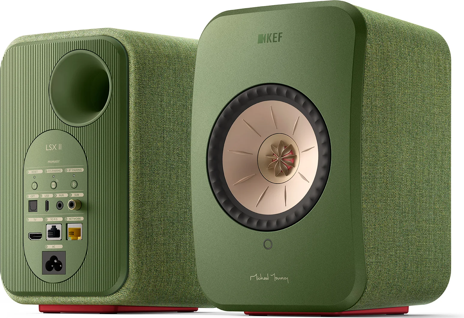 KEF LSX 2 Vert Enceintes sans fil hi-fi