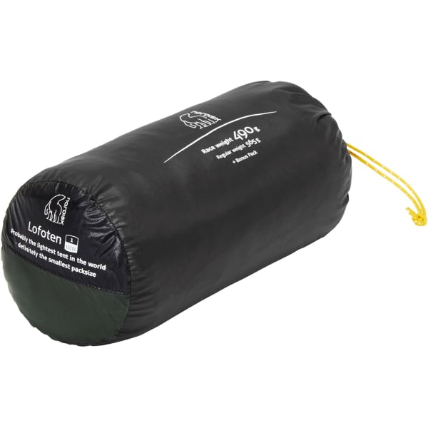 Tente bivouac NORDISK LOFOTEN 1 ULW TENT FOREST GREEN