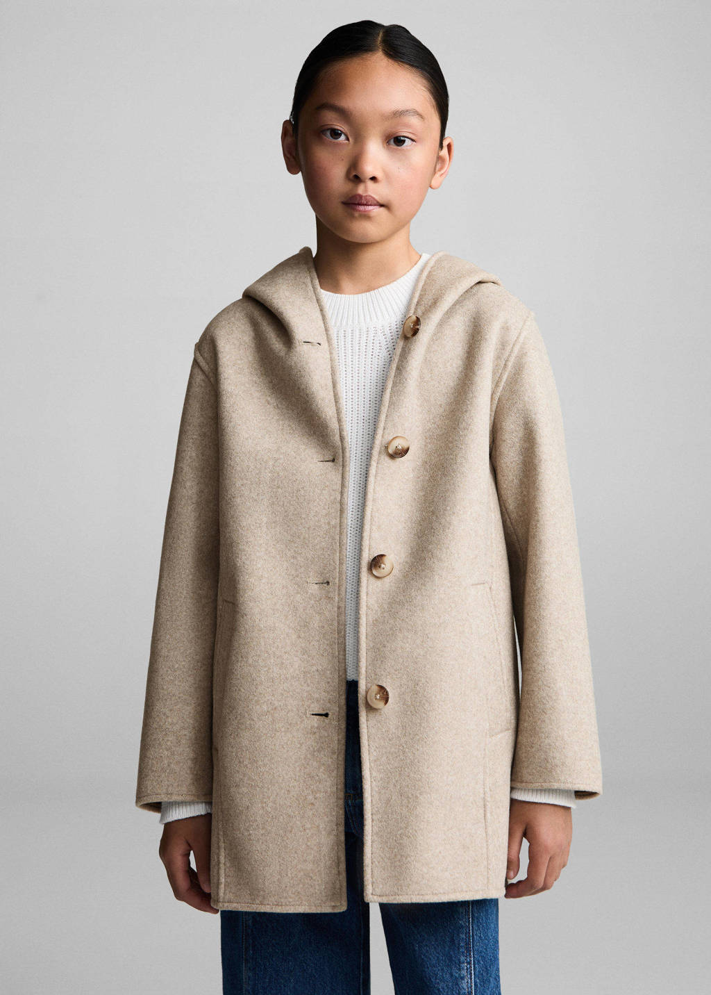 Mango Kids manteljas beige