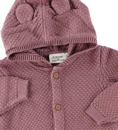 Fixoni Cardigan - Strick - Grape Shake m. Ohren