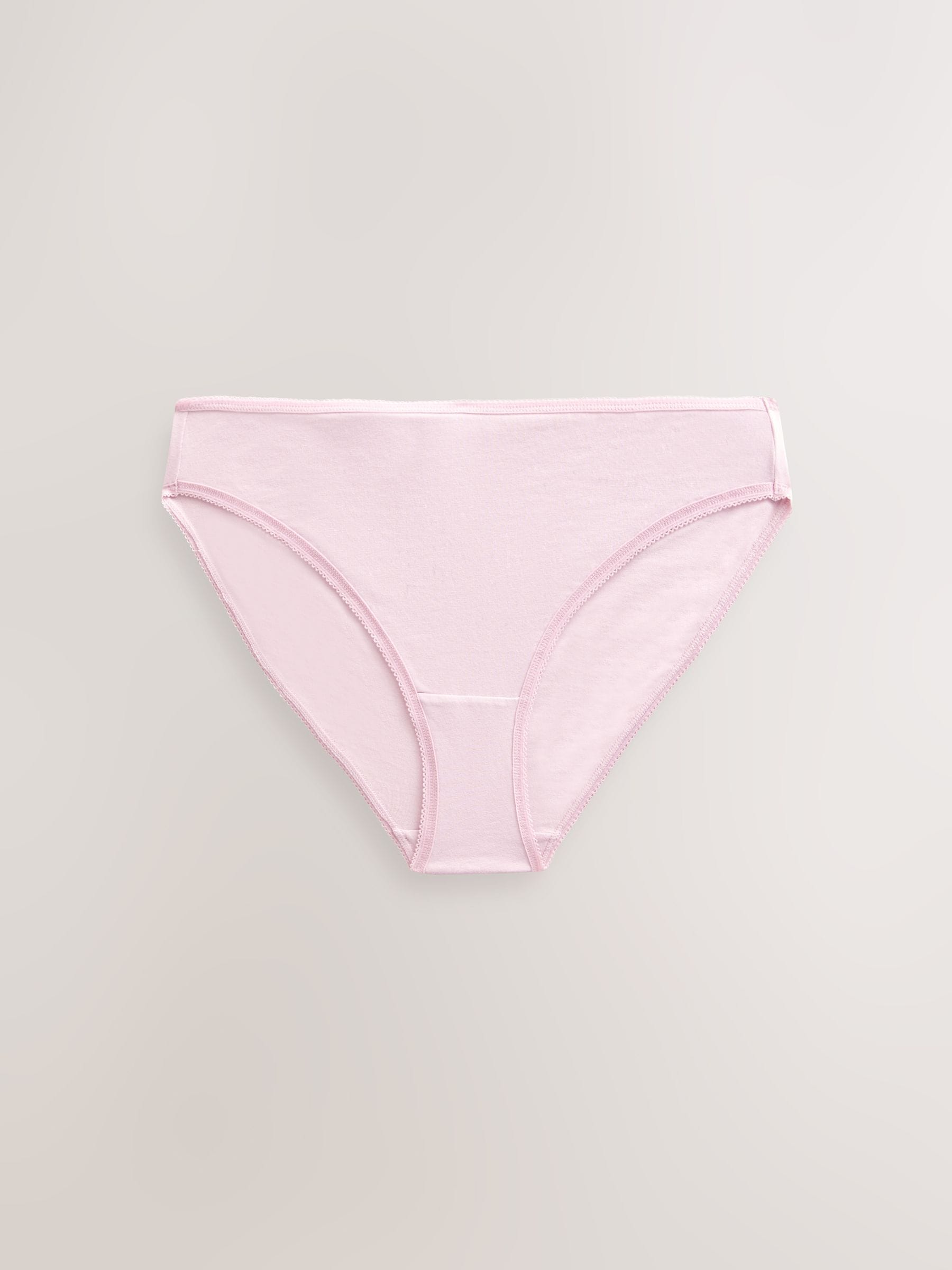 Roze/blauw - Set van 7 slips met hoog katoengehalte