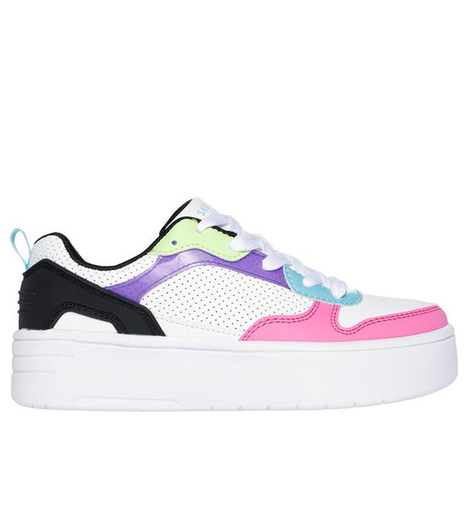 Skechers Girls Court High - Color Crush Sneakers