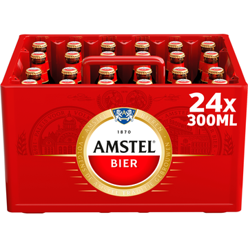 Amstel Pilsener Bier Fles Krat 24 x 300ml
