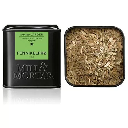 Mill & Mortar Fennikelfrø Hel Ø - 40 g.