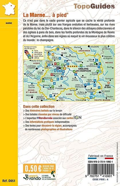 FFRP - D051 LA MARNE A PIED FFRP