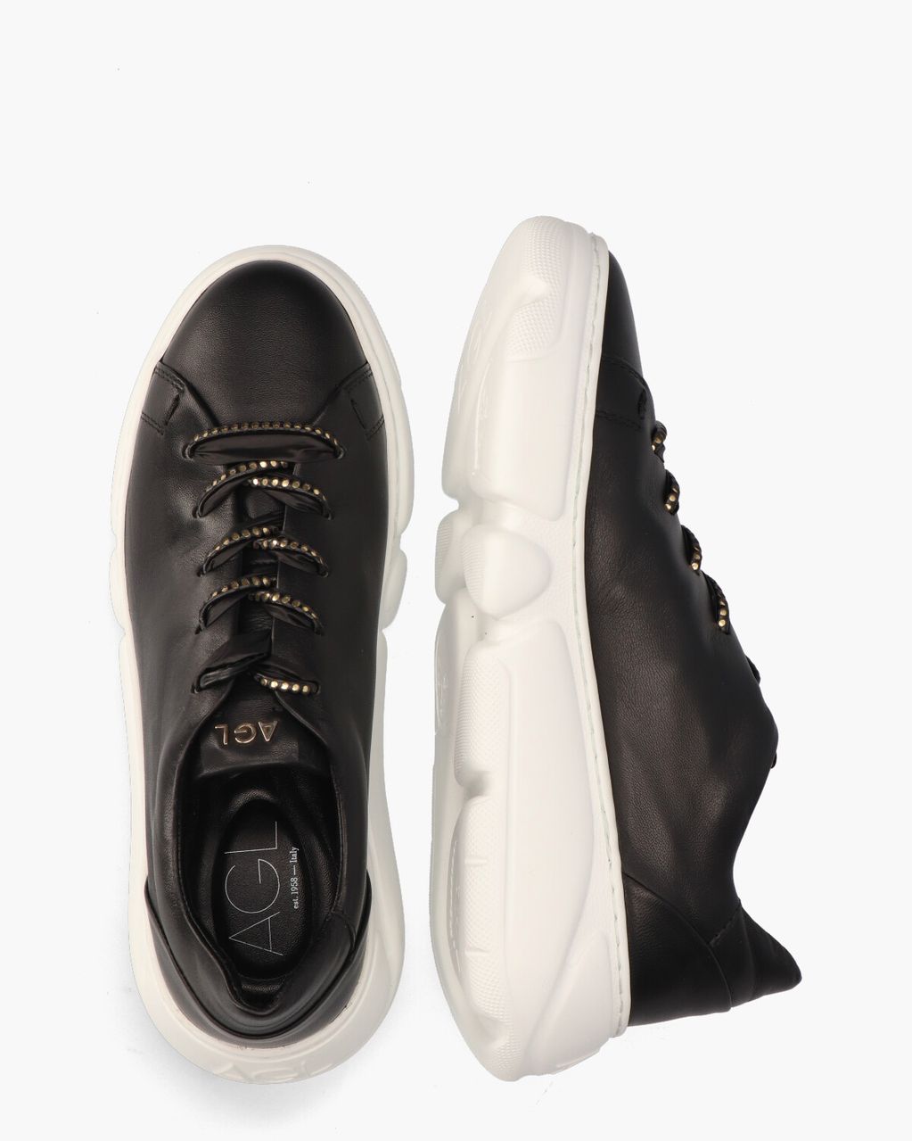 AGL Sheila Zwart Damessneakers