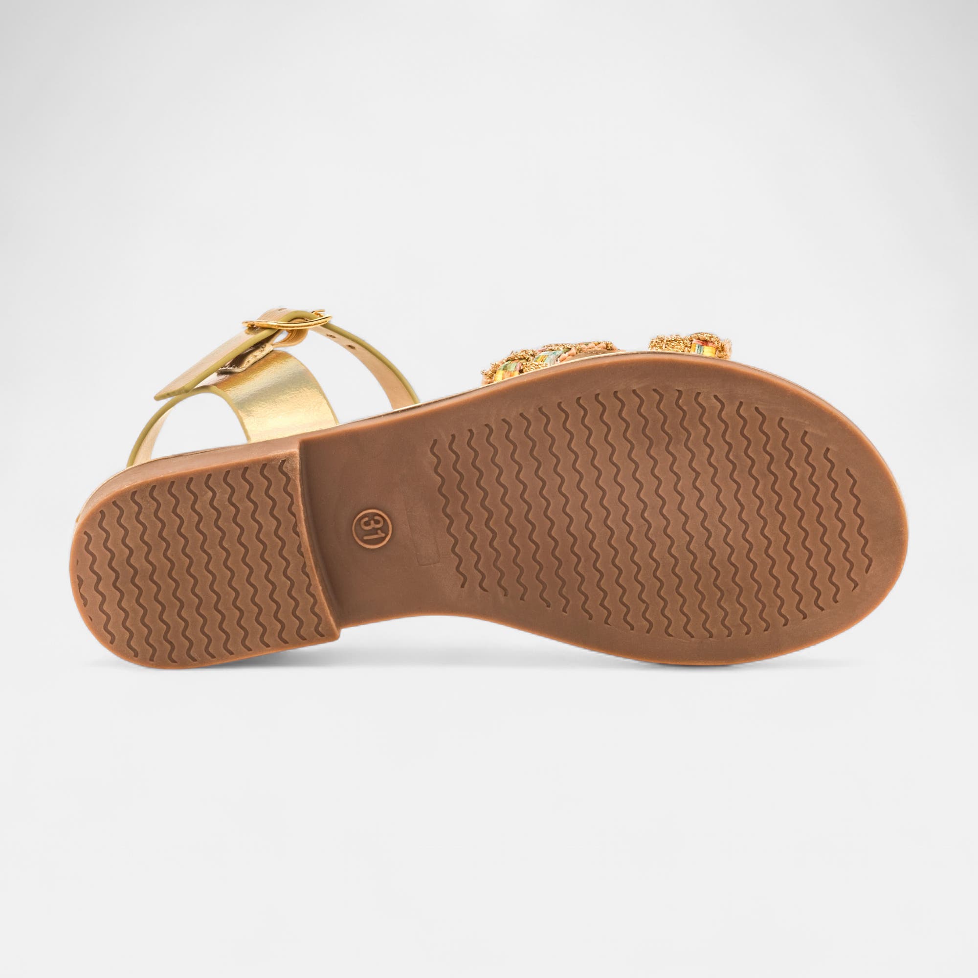 Nu-pieds Fille or