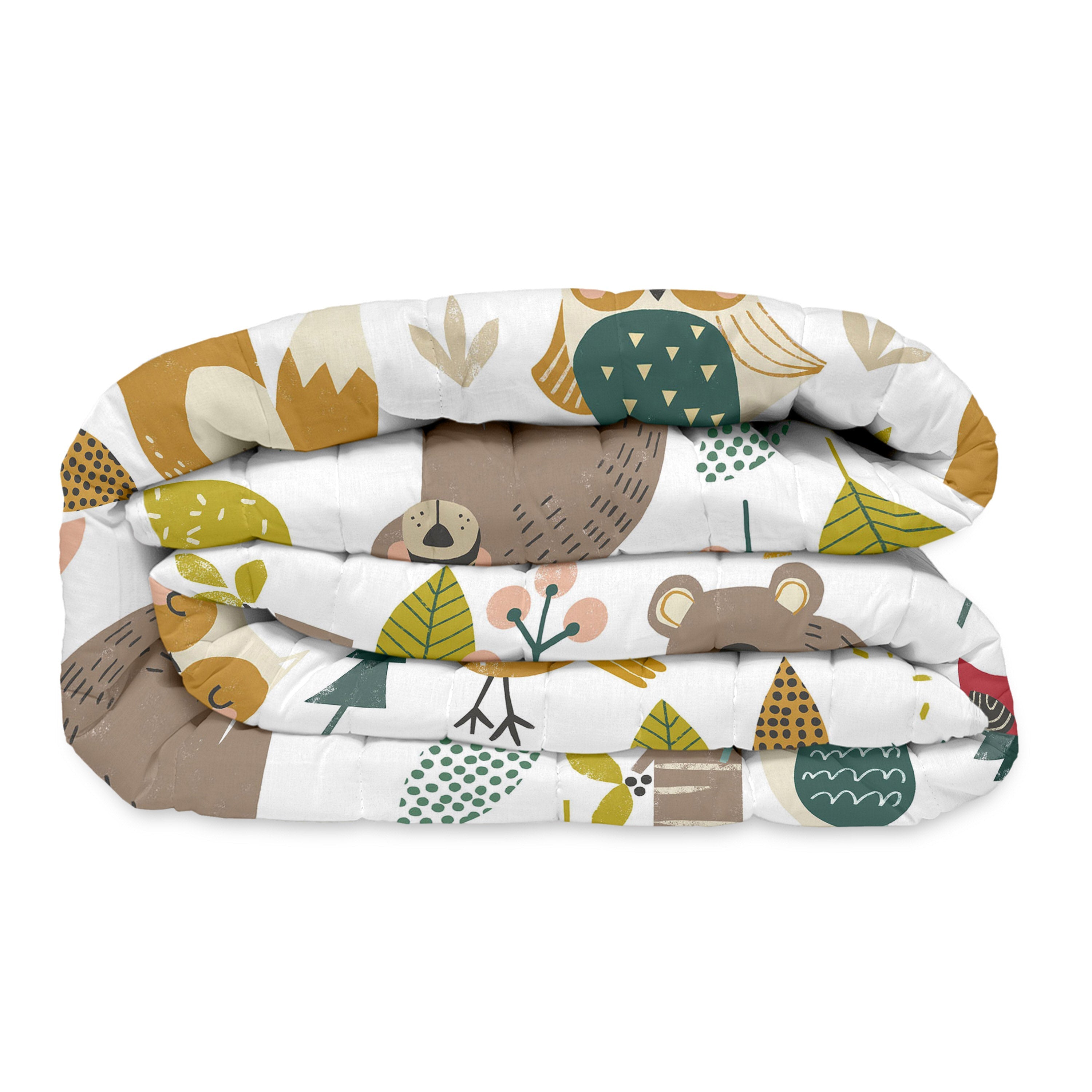Harvestwood Sprei Moshi Moshi, Veelkleurig, 100% Katoen (buitenkant) 100% Polyester (vulling), de kwaliteit van 150 TC