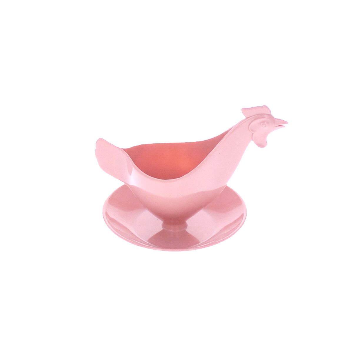 Coquetier poule en plastique rose Le petit Souk
