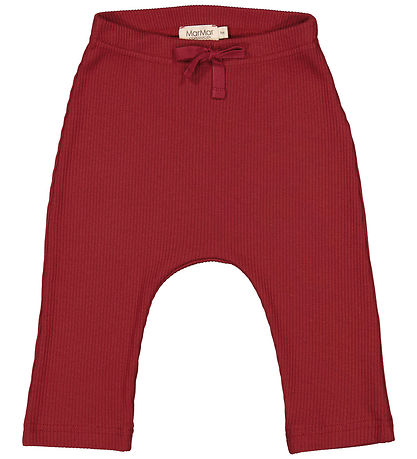 MarMar Hosen - Rib - Pico - Hibiscus Red