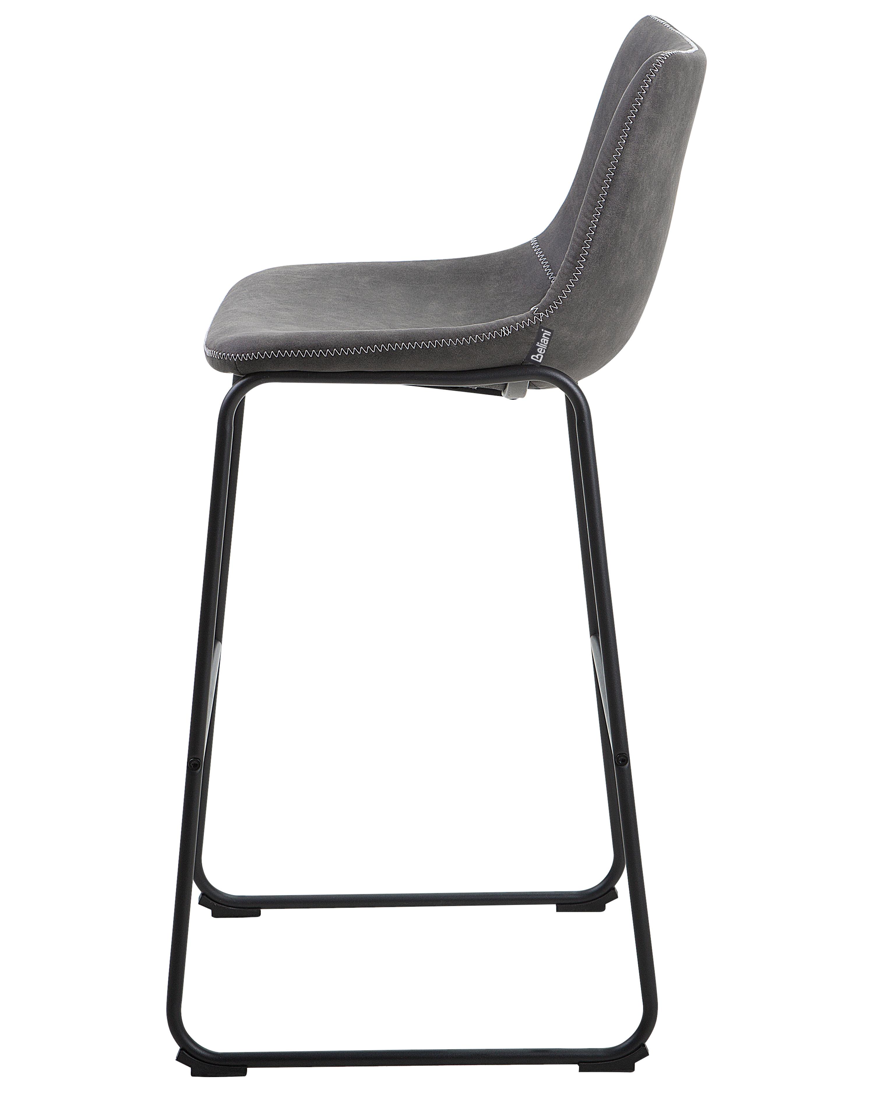 Set van 2 barstoelen FRANKS Grijs