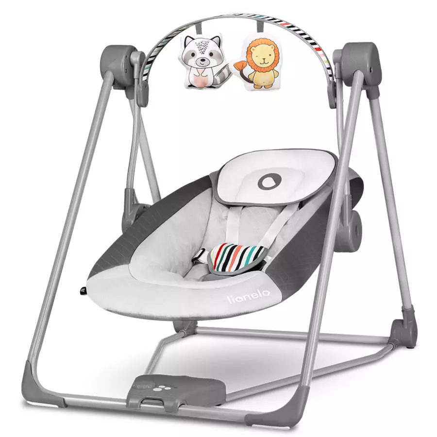 lionelo Babywippe Otto Cozy Grey