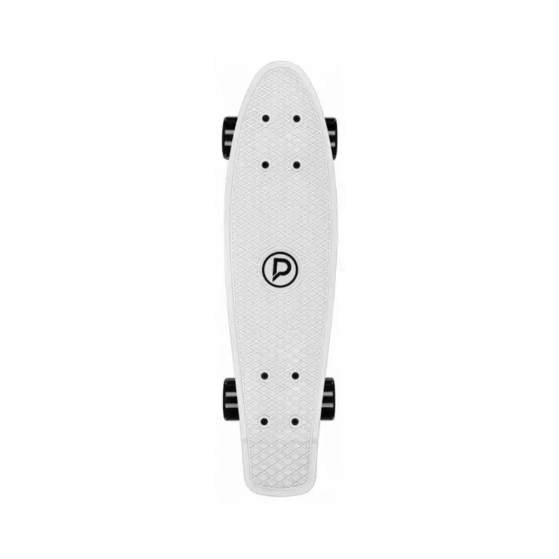 Skate cruiser PLAYLIFE Vinylboard 22*6 White - black Wheels
