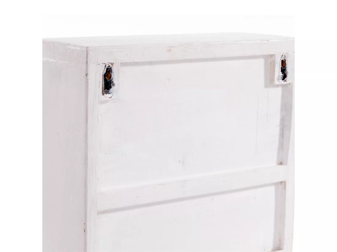 ARMOIRE À PHARMACIE MEDIC 35 Bois massif en acajou 06 weiß-landhaus