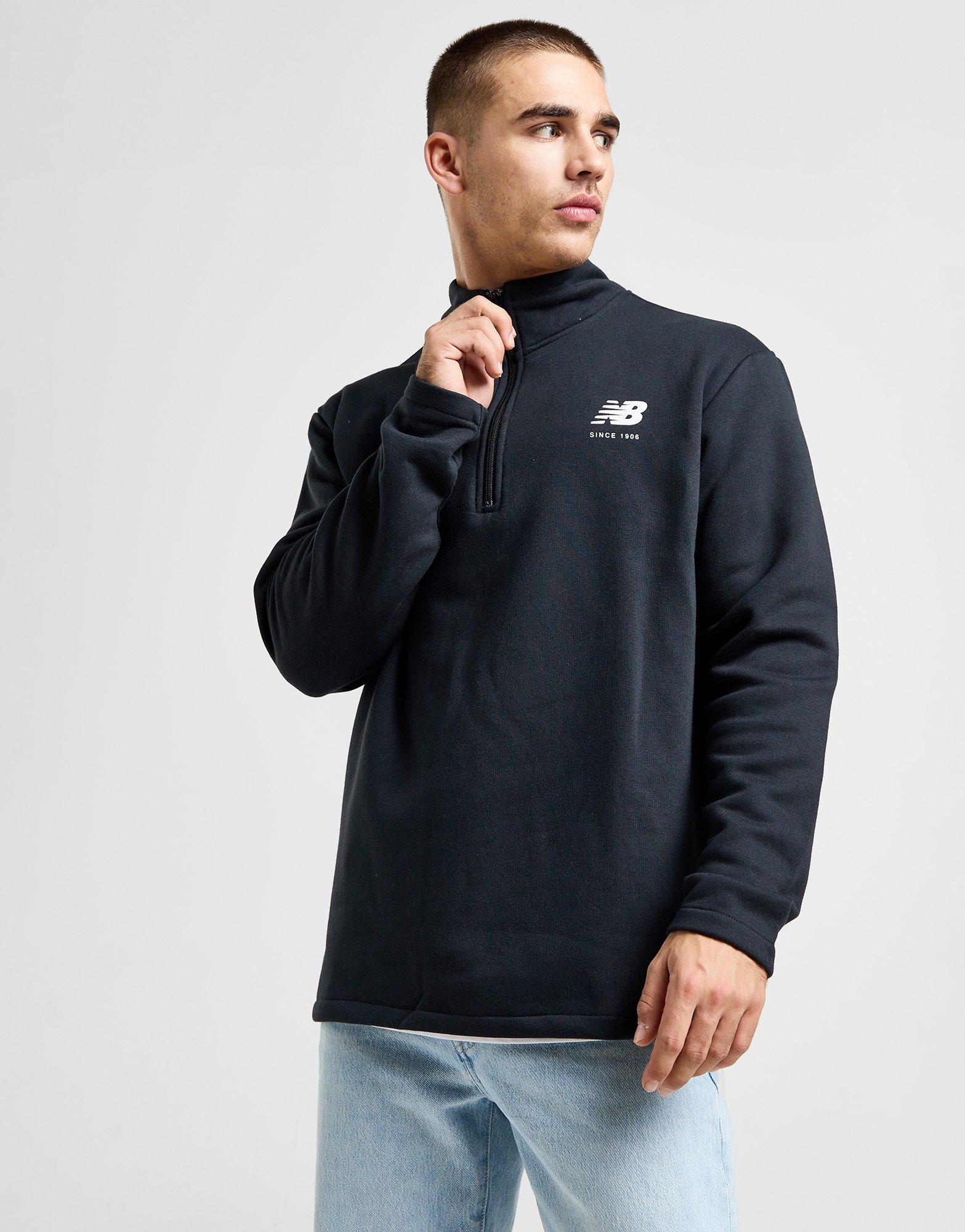 New Balance Sweat Zippé Logo Homme