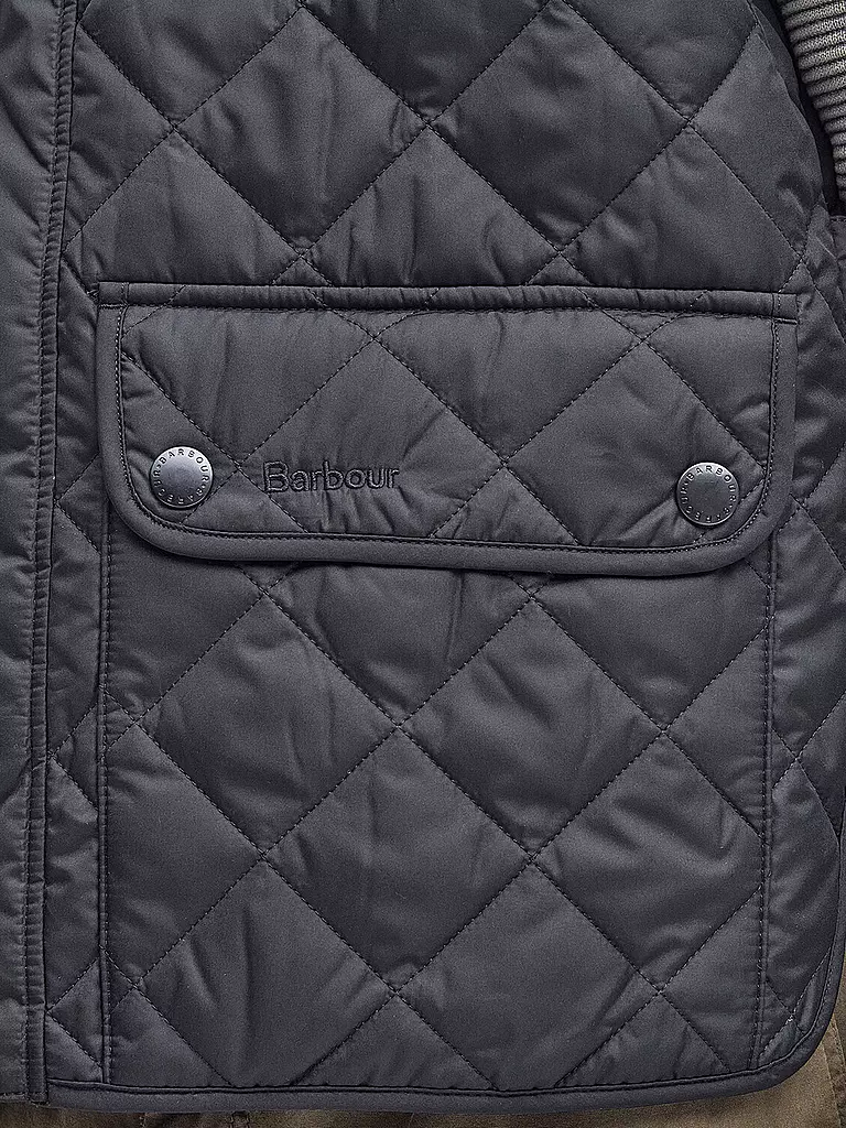 BARBOUR Steppgilet LOWERDALE dunkelblau