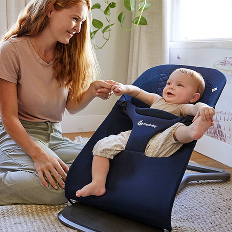 Ergobaby Evolve 3-i-1 Bouncer Midnight Blue Blå