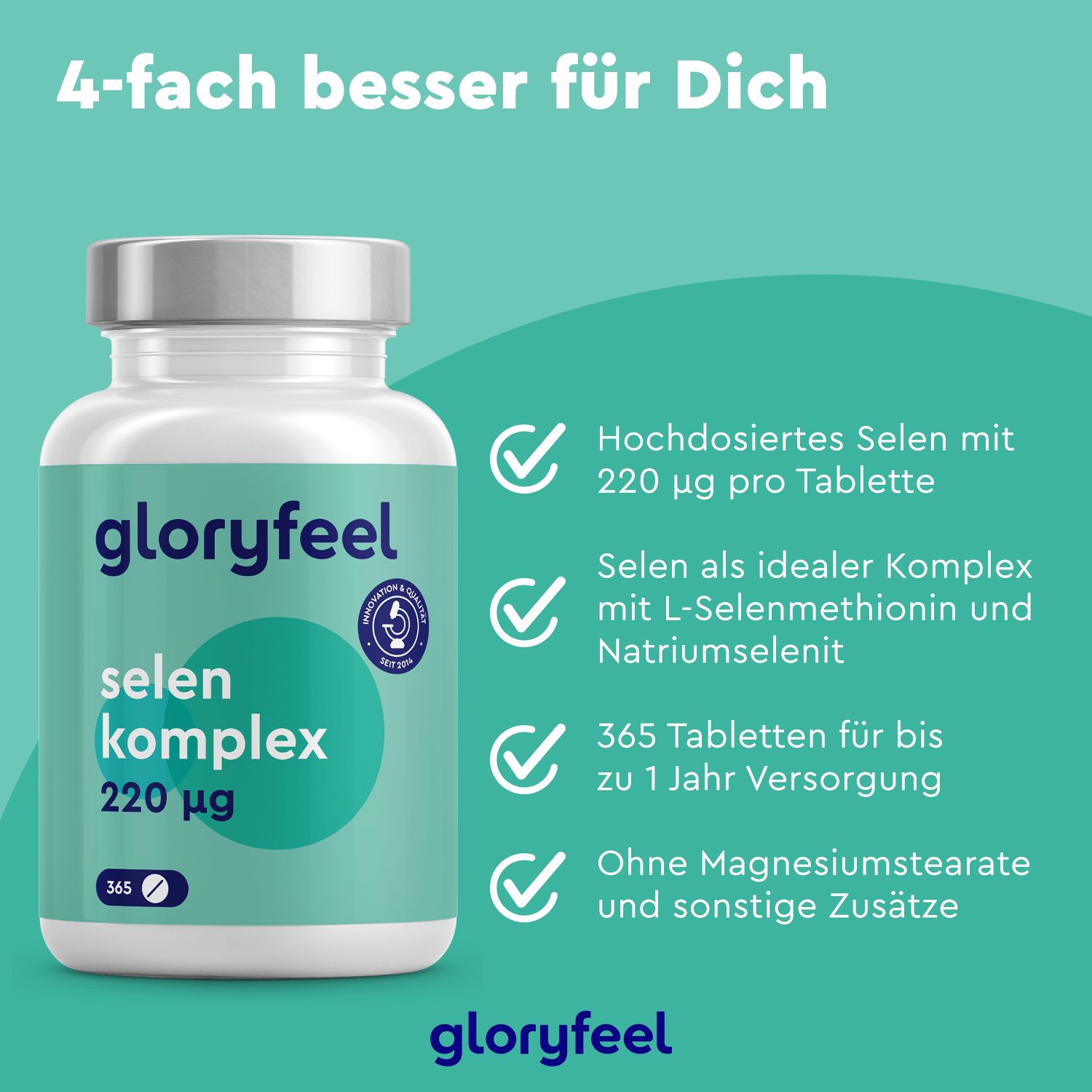 gloryfeel® Selen Komplex Tabletten