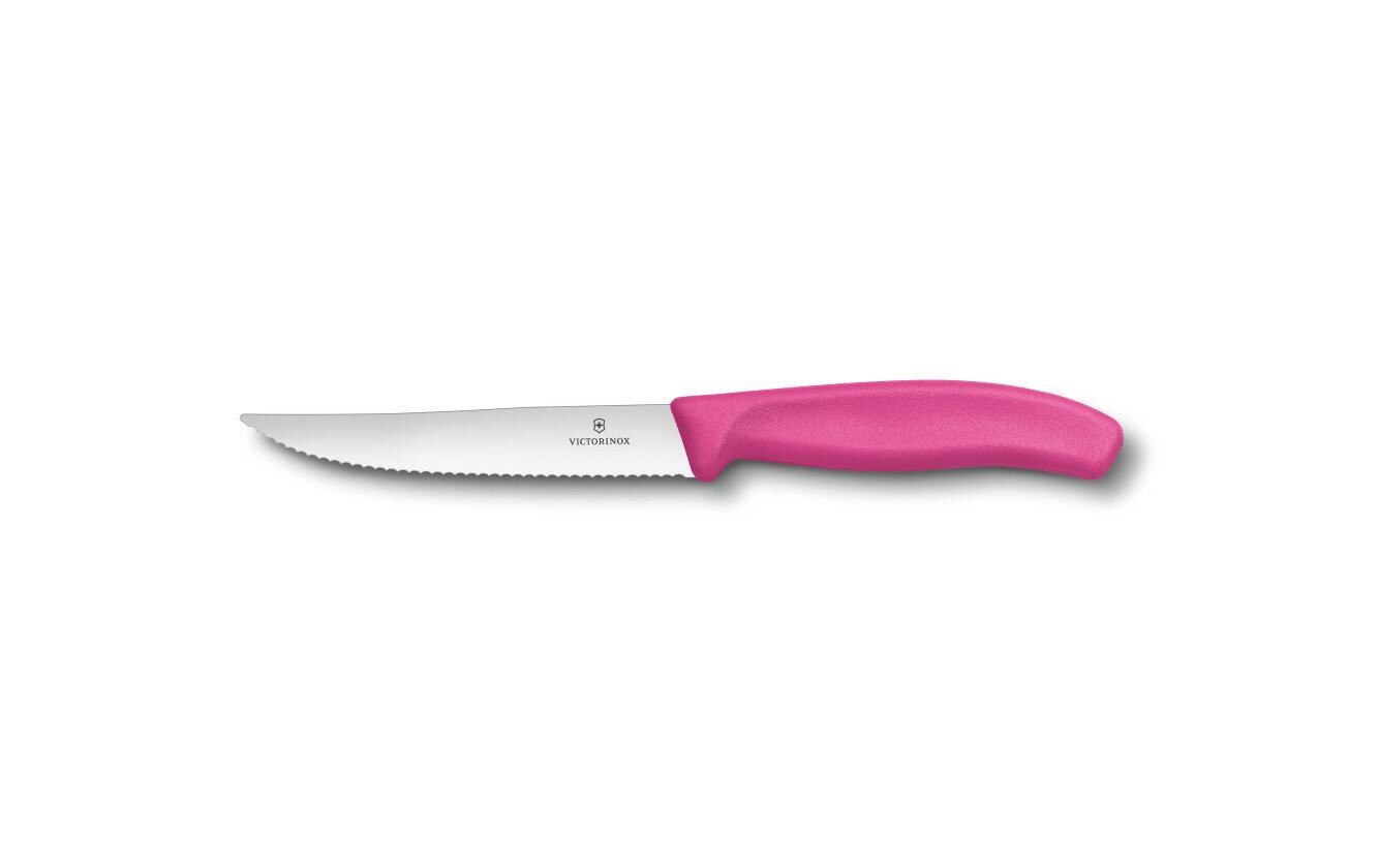 Messerblock-Set mit Messer Swiss Classic 5-teilig, SchwarzMesserblock bestückt mit 4 Steak- und Pizzamessern