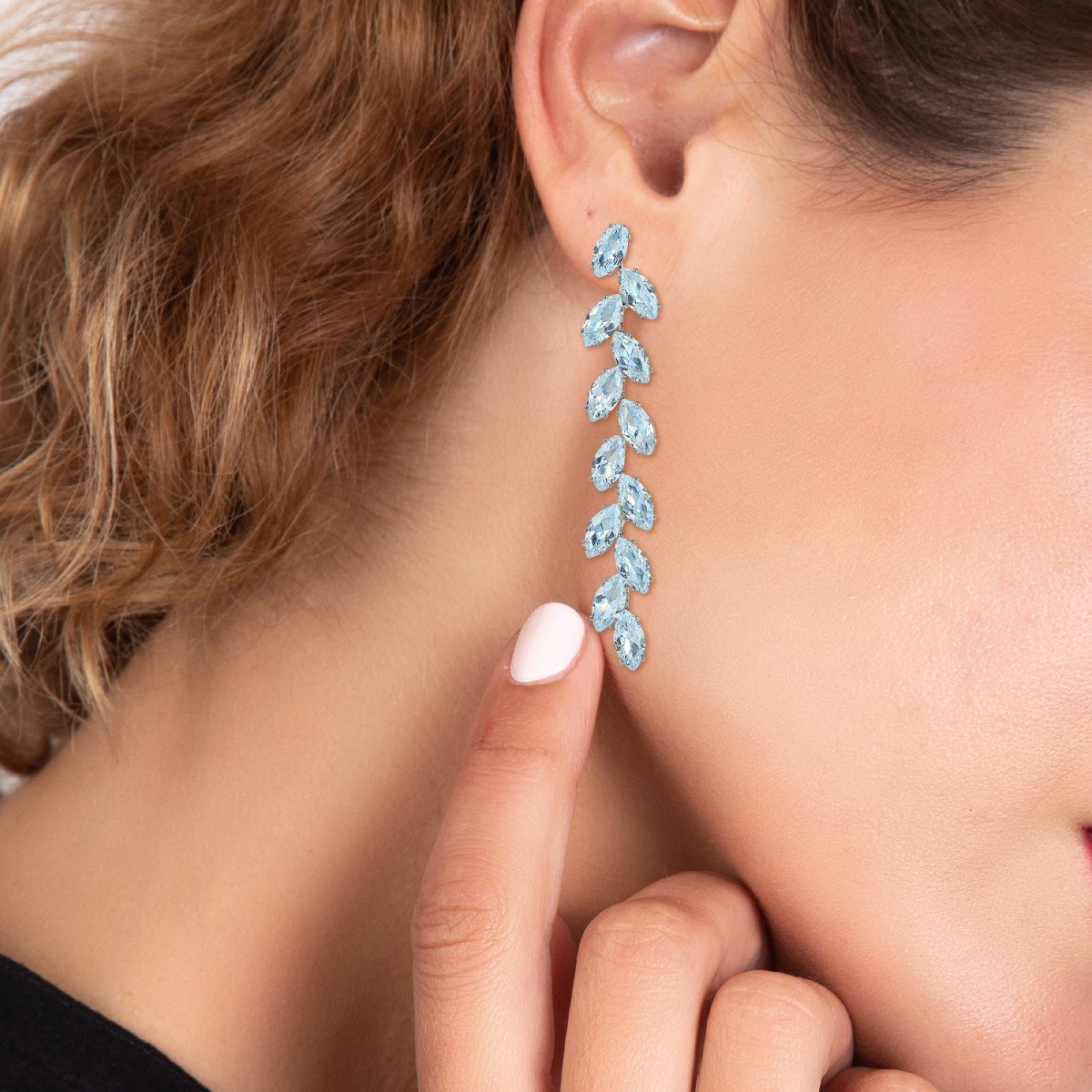 Boucles d'oreilles SC Crystal ornées de Zirconium