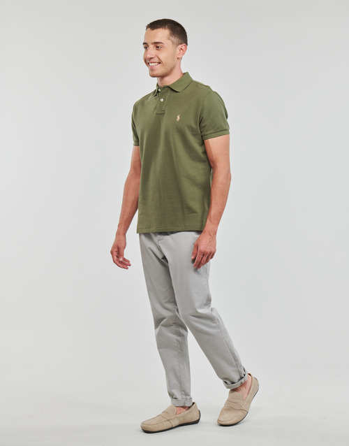 Polo Ralph Lauren - POLO AJUSTE SLIM FIT EN COTON BASIC MESH Kaki / Dark / Sage