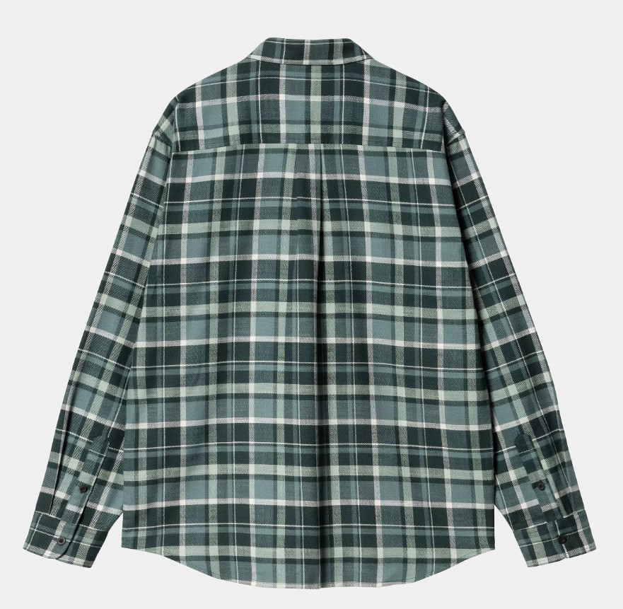 Carhartt WIP LS Fendrick Shirt Deep Lagoon