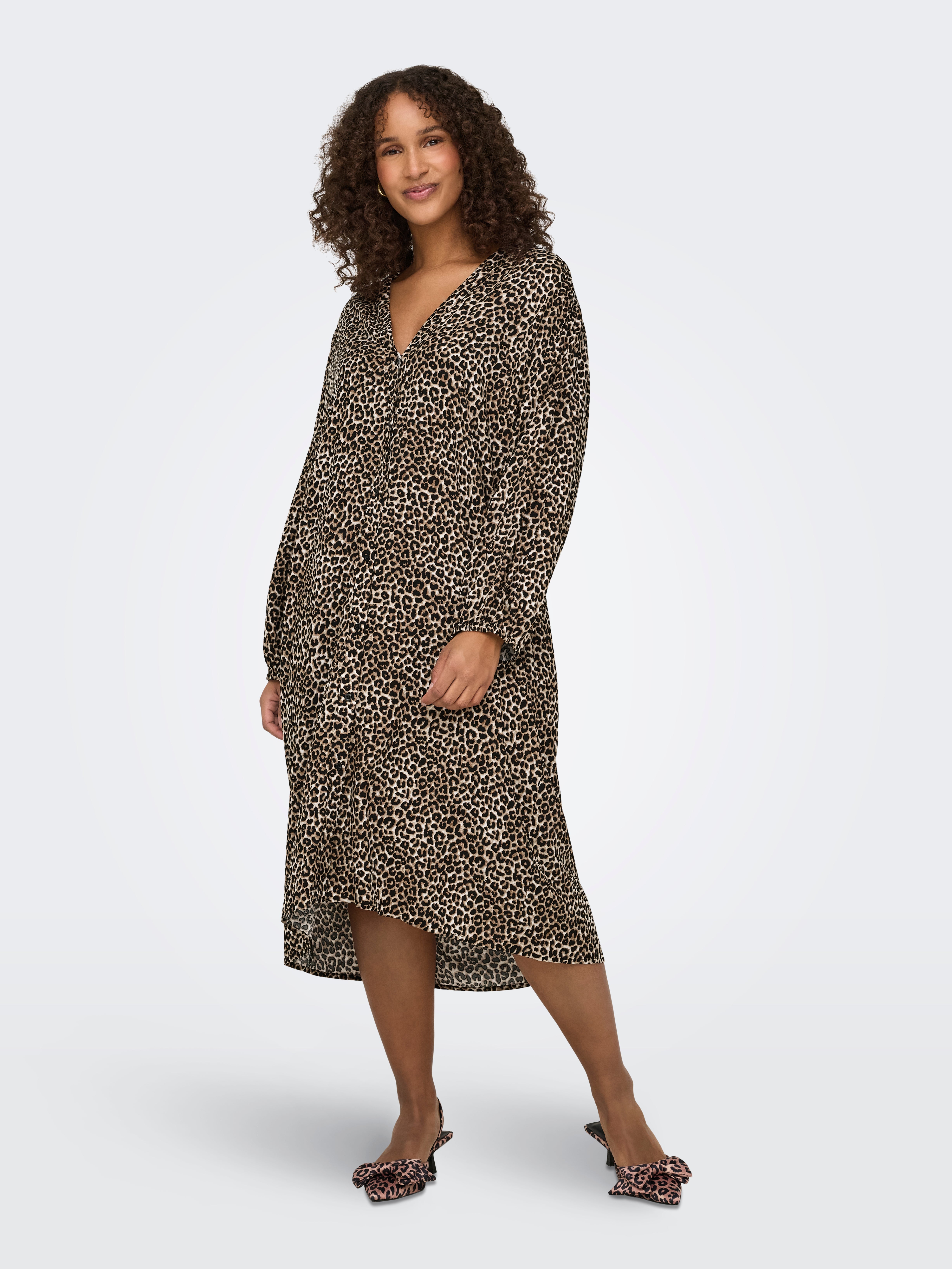 CARNEWDENIZIA Langes Kleid Black