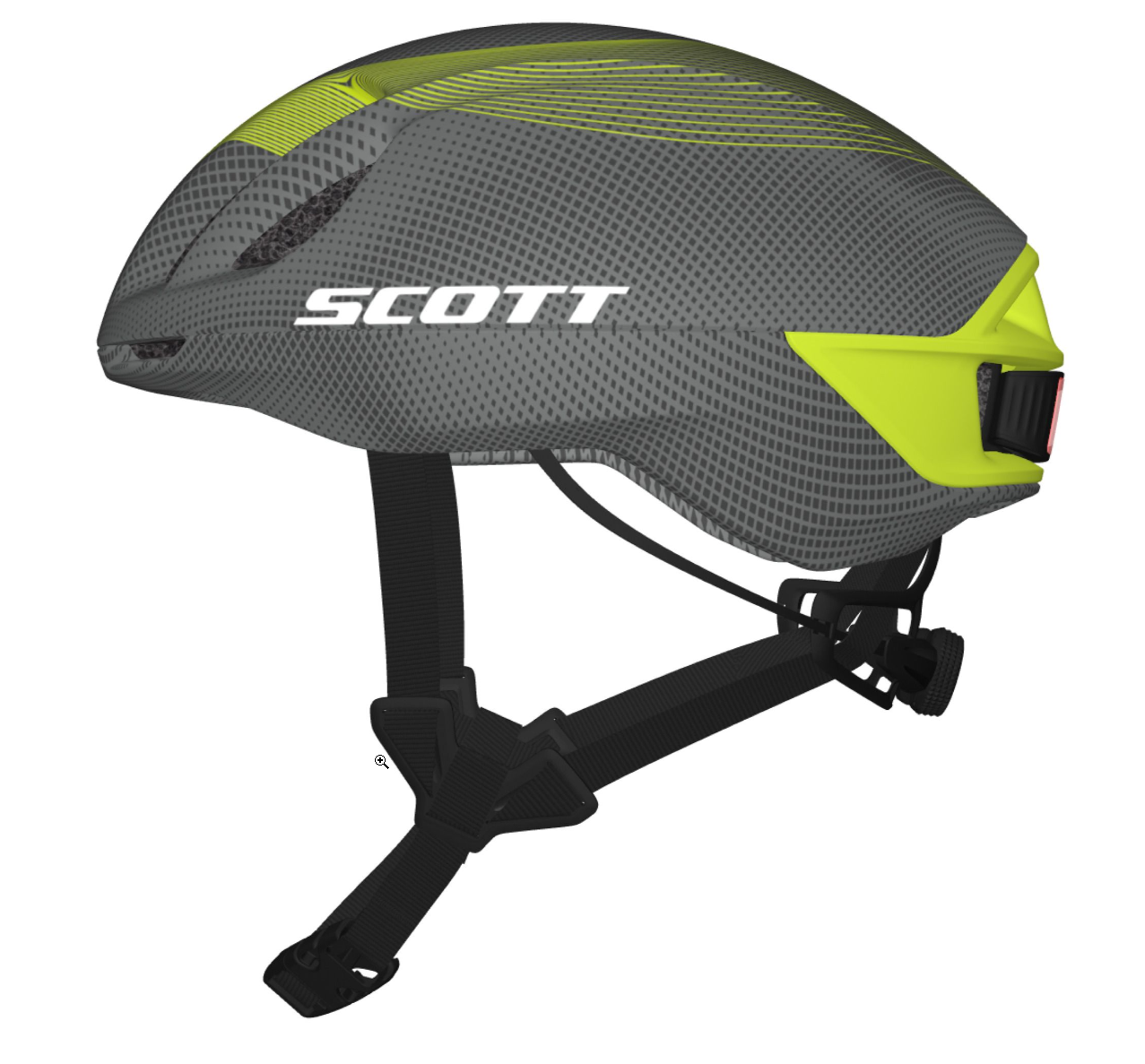 SCOTT SCO Cadence Plus Cykelhjelm Grå/Lime