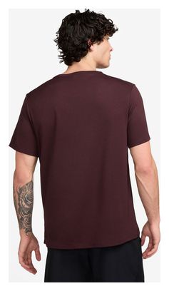 Maillot manches courtes Nike Dri-Fit UV Miler Rouge Homme