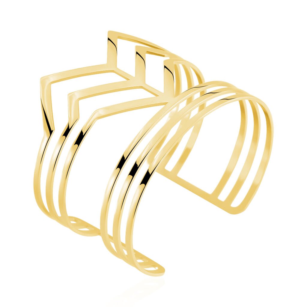 Bracelet Jonc Adel Acier Jaune