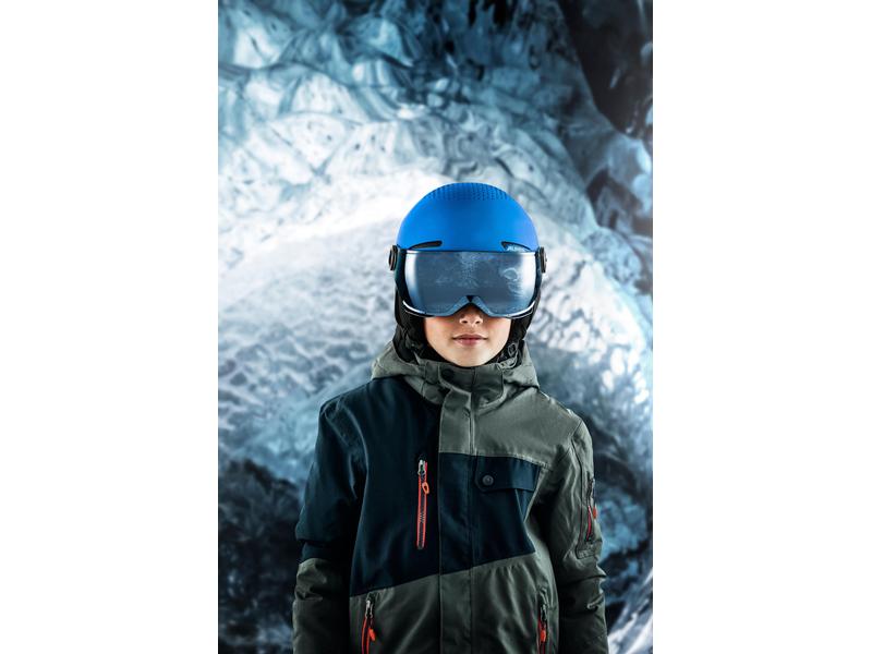 alpina Helm Zupo Visor Q-Lite Hellrosa, S Kinder-Hartschalenhelm