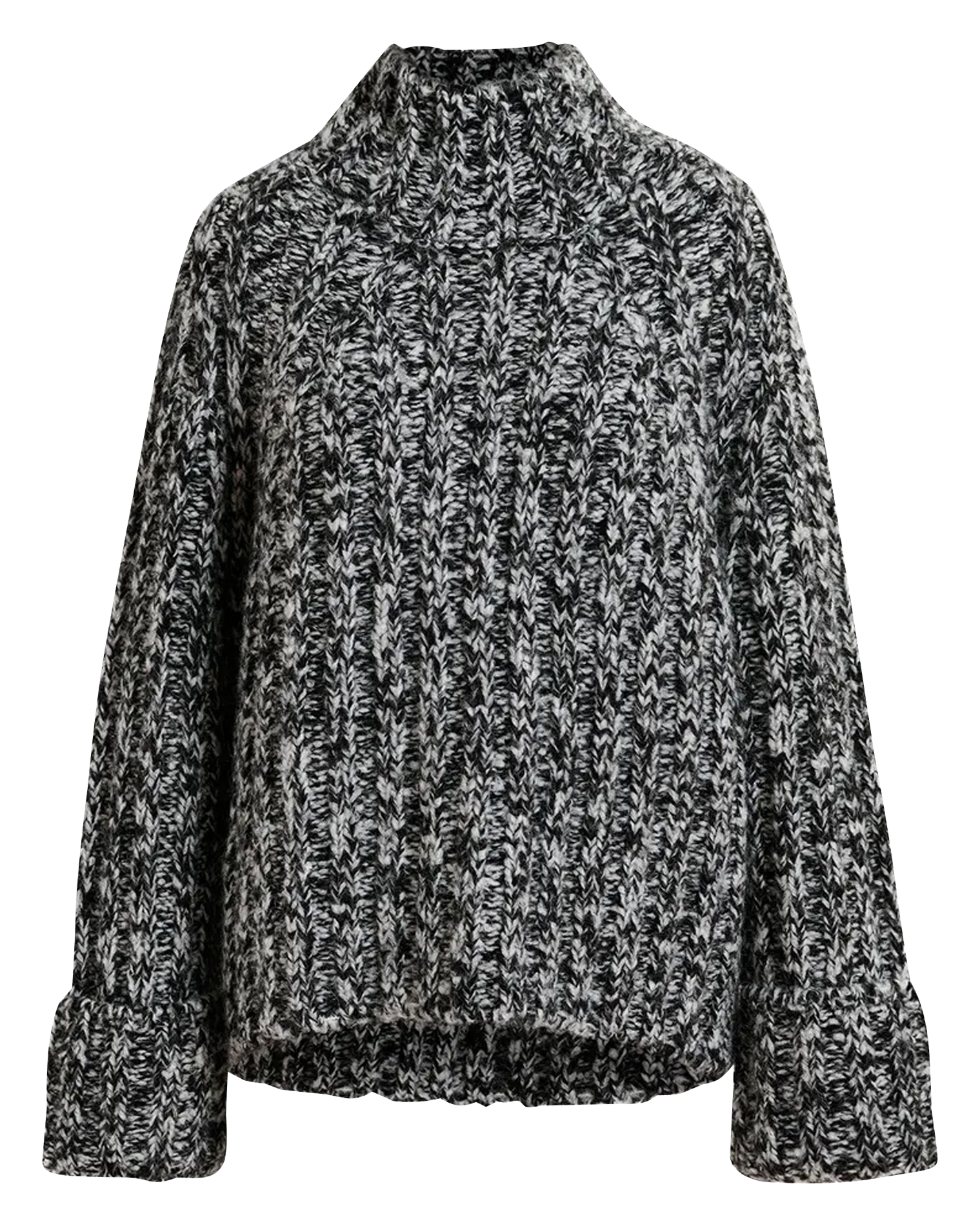GENERA - Pull oversize en maille | Noir