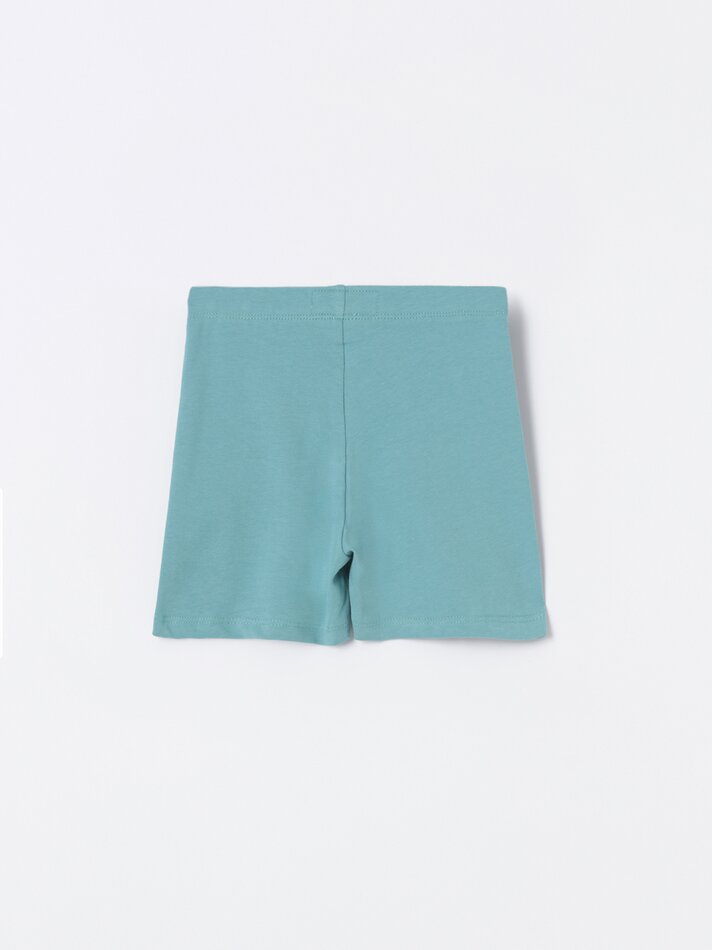 Conjunto de 2 Leggings Curtas - Verde Sala de Operações