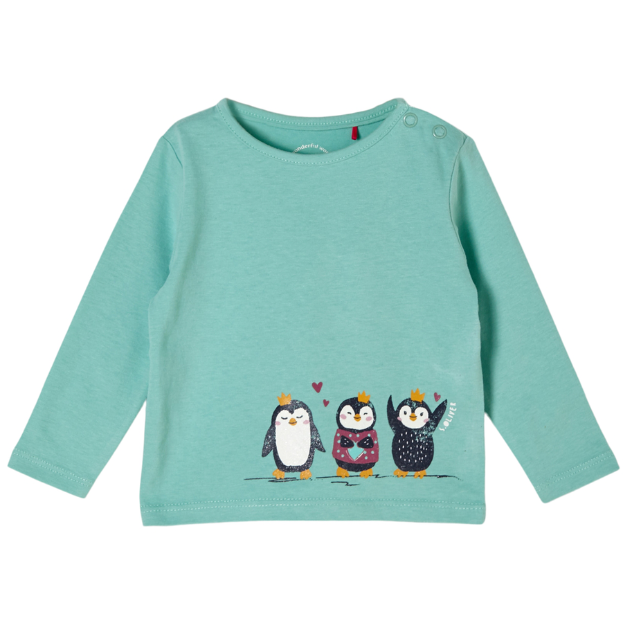 s.Oliver Langarmshirt aqua