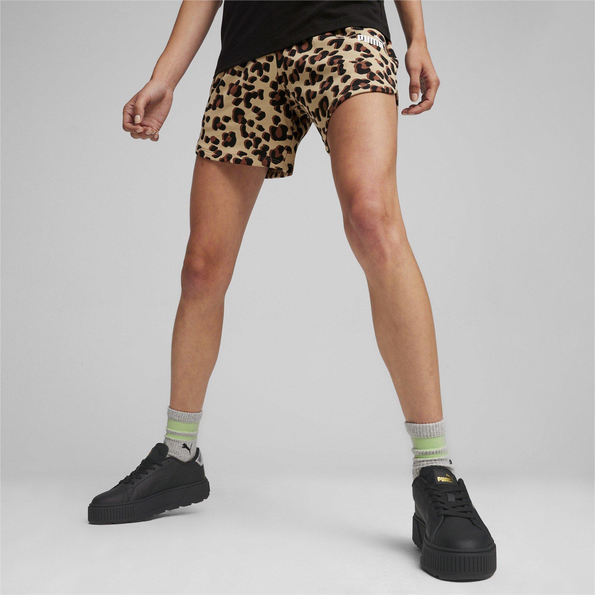 Puma Animal Print Shorts Womens