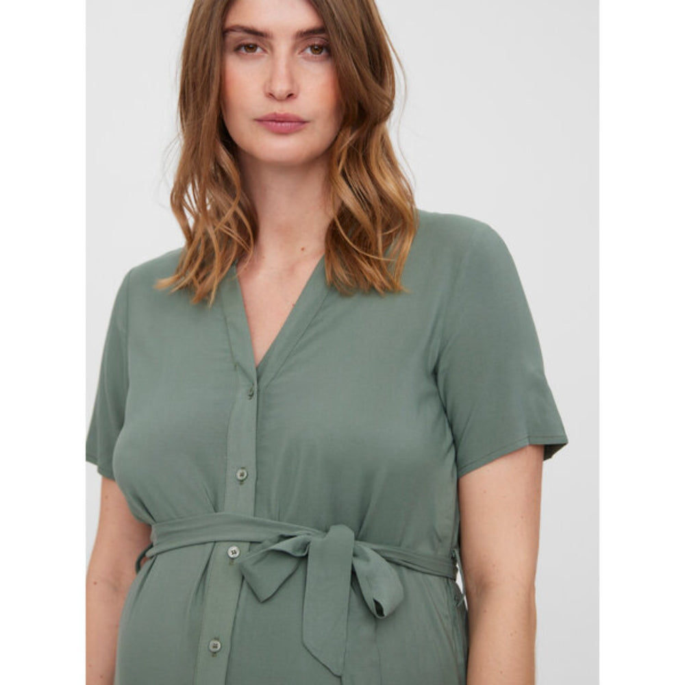 Køb Vero Moda Maternity Laurel Wreath Vica Skjorte Kjole Noos
