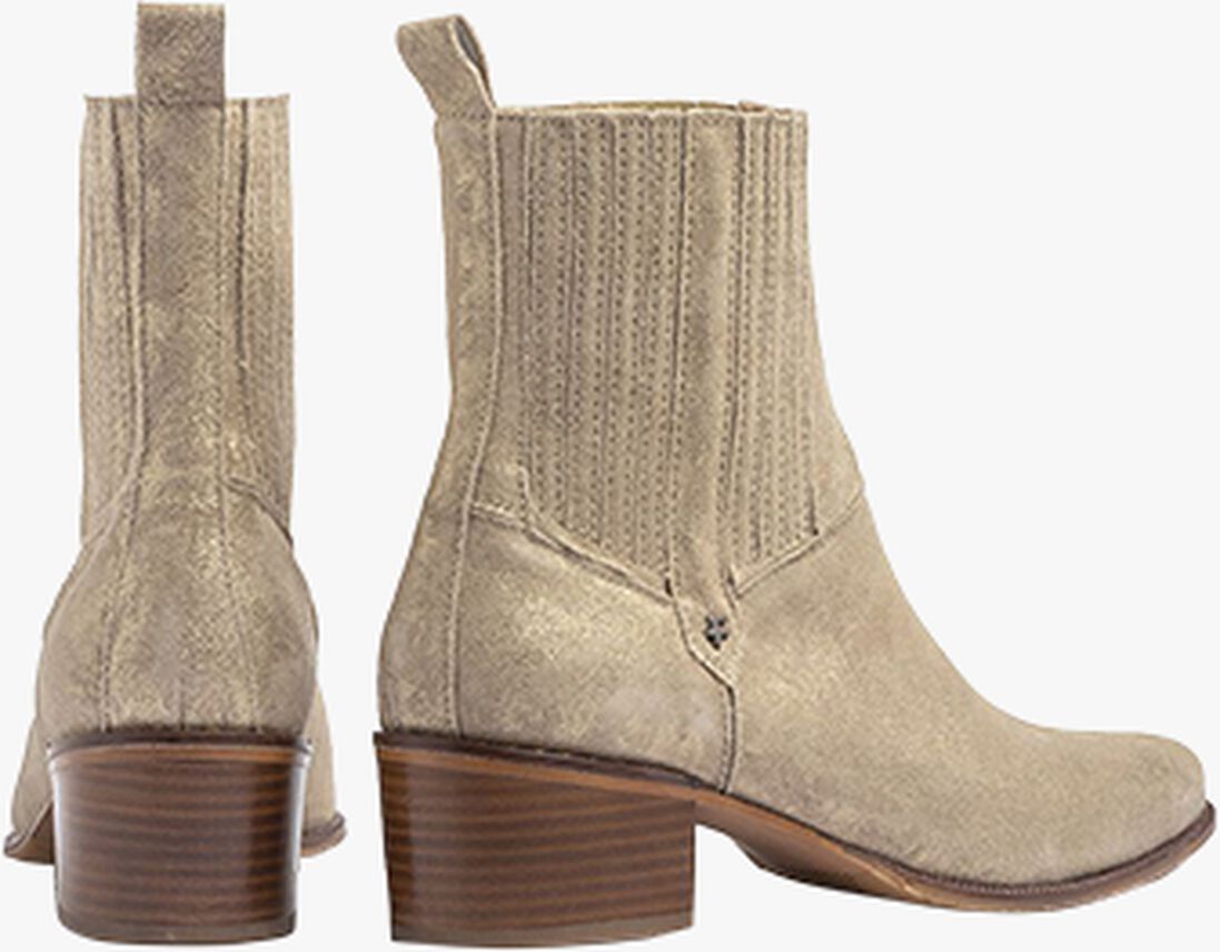FLORIS VAN BOMMEL gouden floris van bommel enkellaarsjes sfw-50053