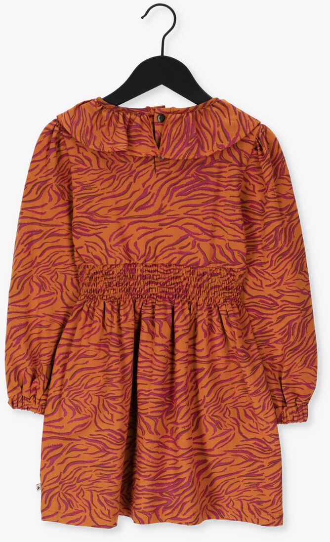 AMMEHOELA cognac ammehoela midi jurk am.liesje.14