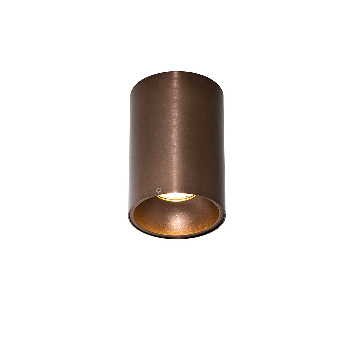 QAZQA Moderne opbouwspot donkerbrons GU10 50mm - Deep