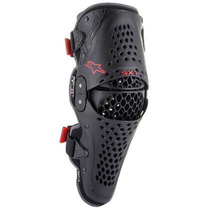 Genouillères Alpinestars SX1 V2 2023 - Noir / Rouge