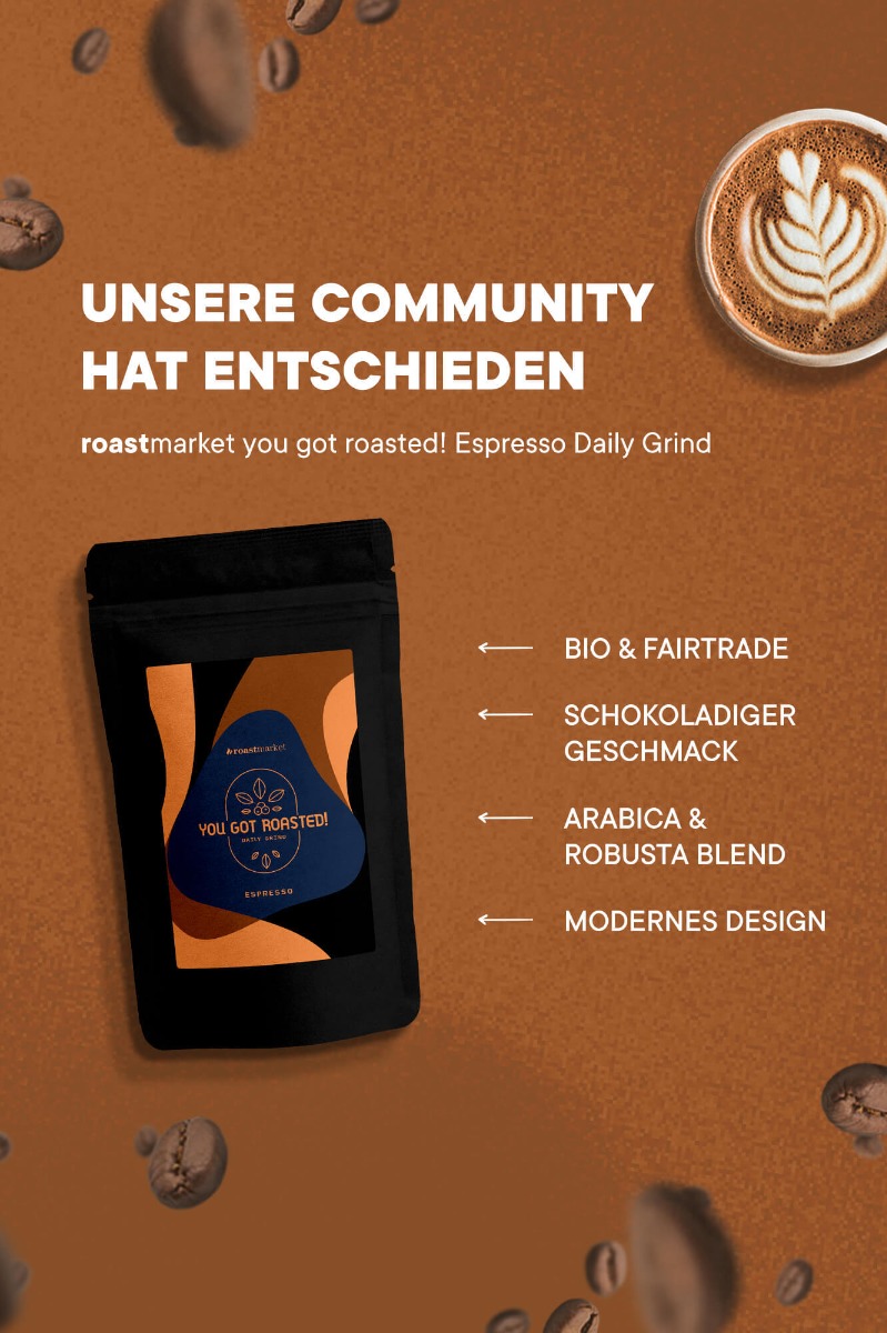 roastmarket you got roasted! Espresso Daily Grind Bio Vorteilspaket 2kg
