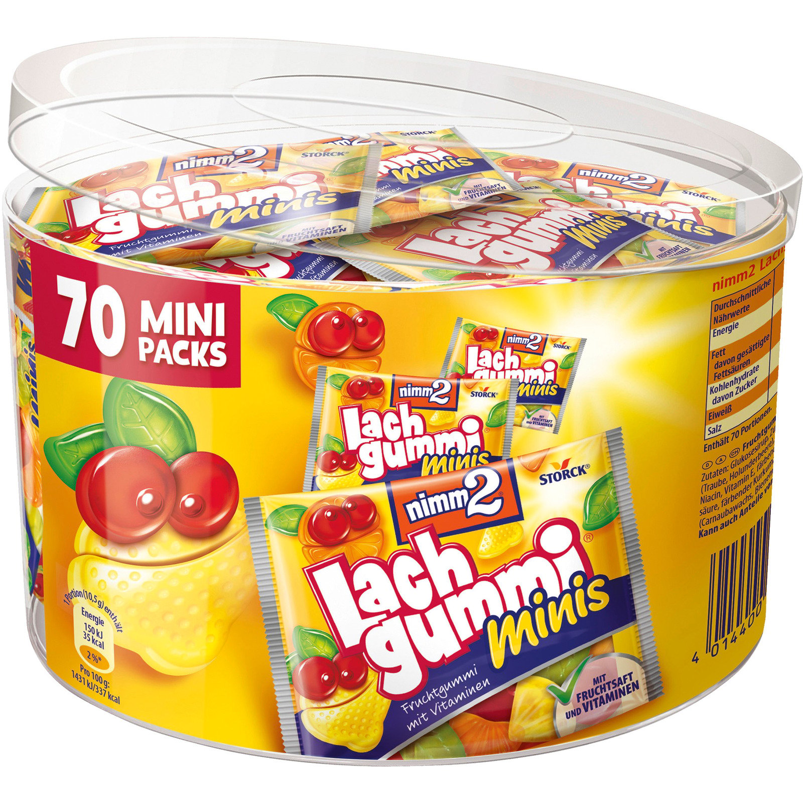 Nimm2 Lachgummi Mini's Dose 735 g