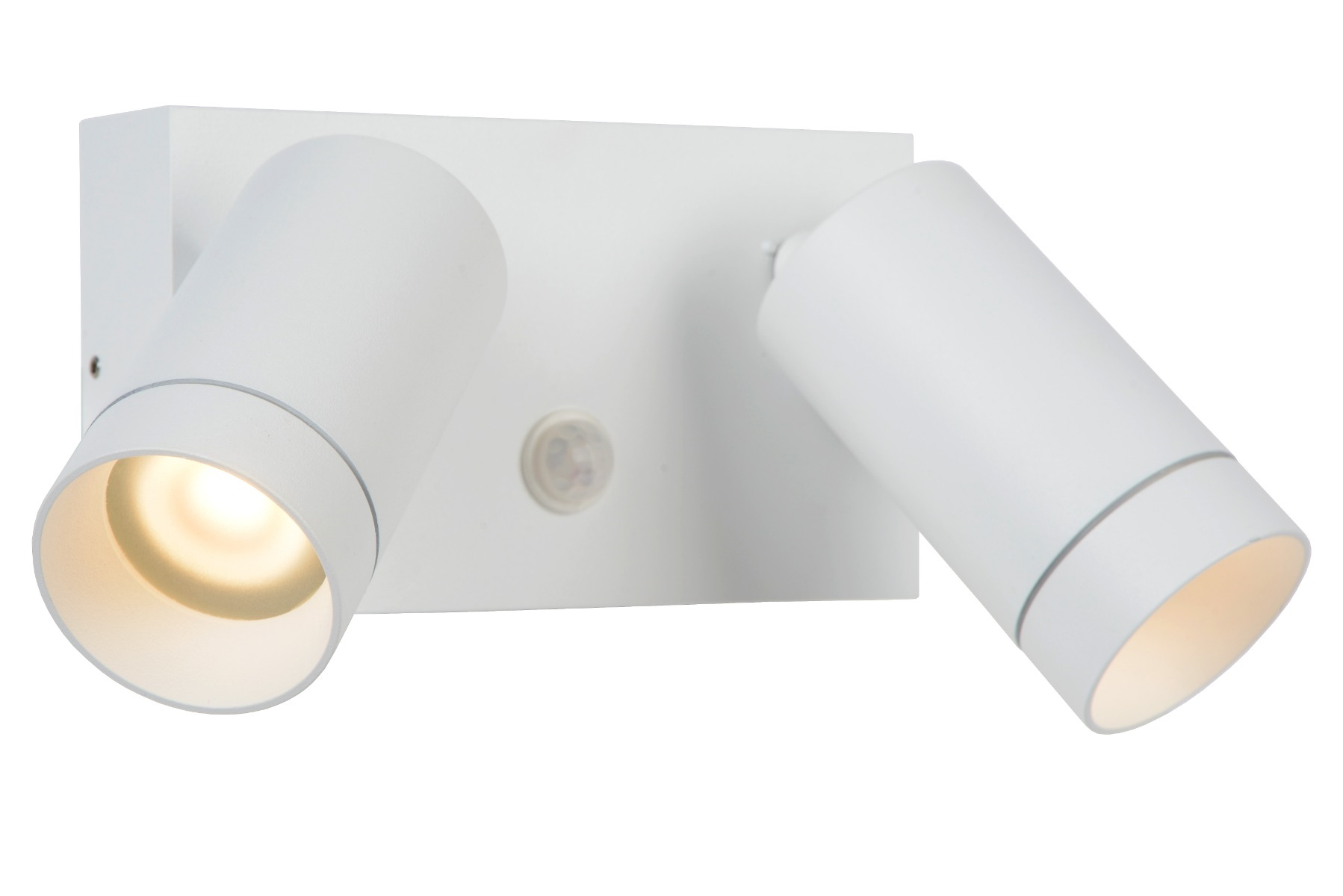 Lucide Taylor LED dubbele wandspot 50W 18x15cm wit