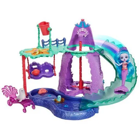 Mattel Enchantimals Unterwasserpark Spielset inkl. Shayda Sea Lion Puppe & Zubehör