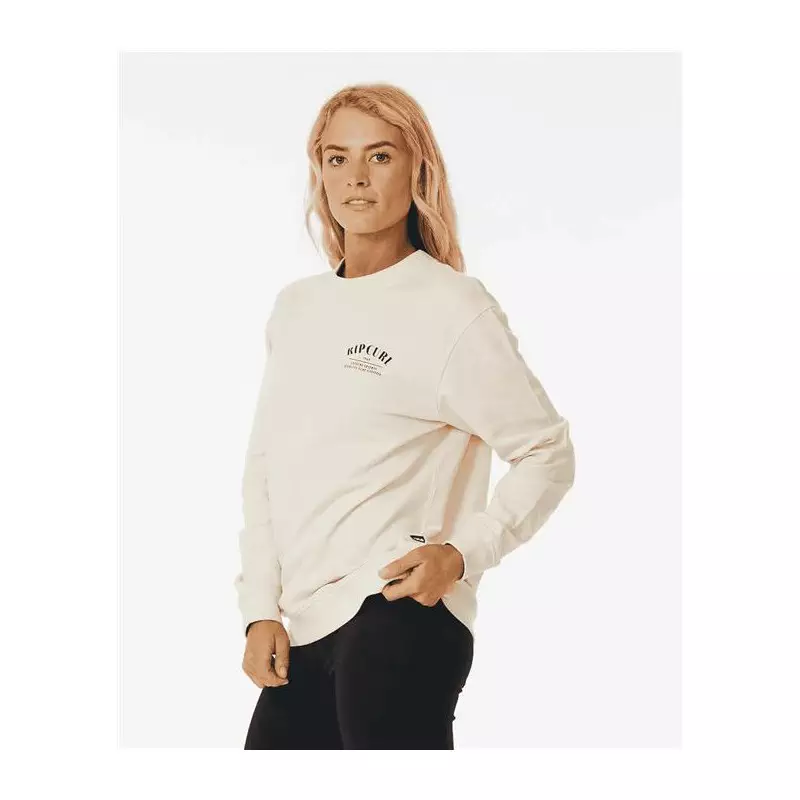 Sweat femme RIPCURL Rss Leisure Fleece Off White S